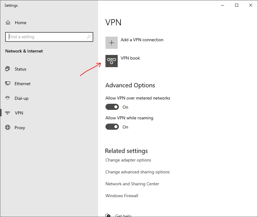 VPN Book Set-up on Windows PC